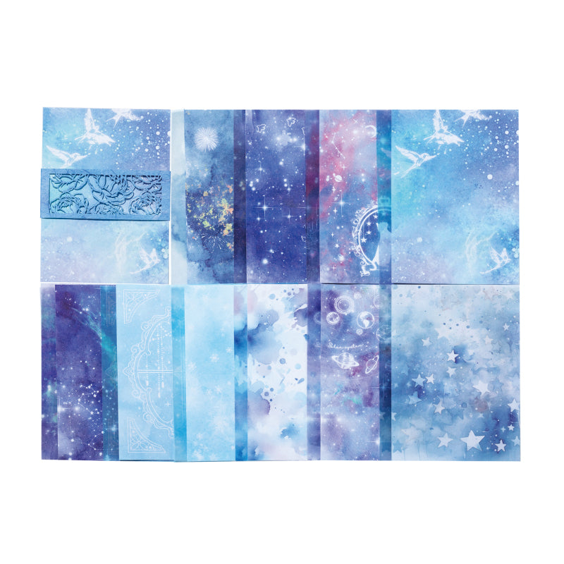 Colorful Bleeding Series Scrapbook Paper