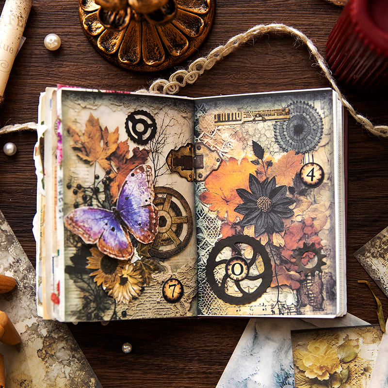 Flower Series Scrapbook Paper