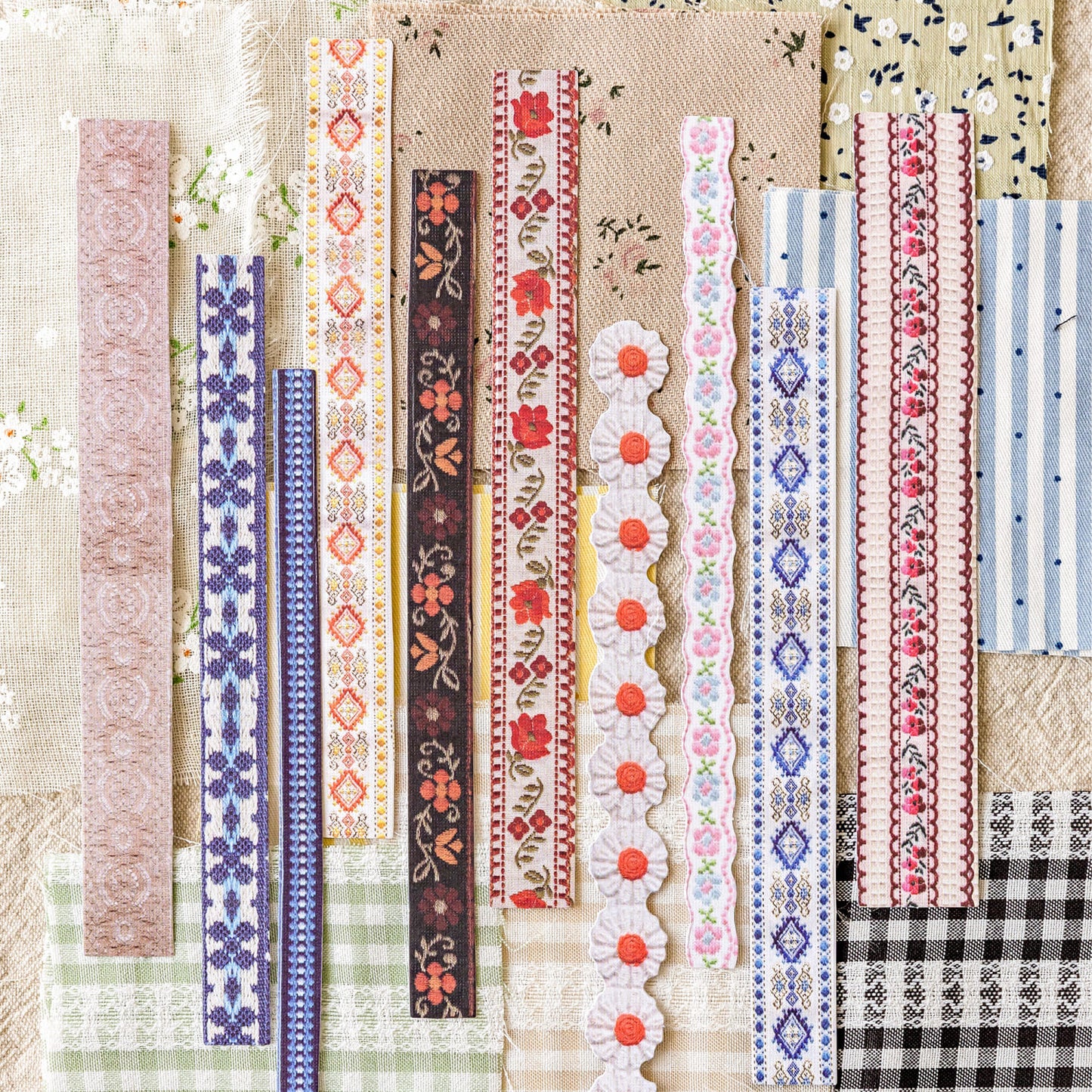Long strip hard card stickers