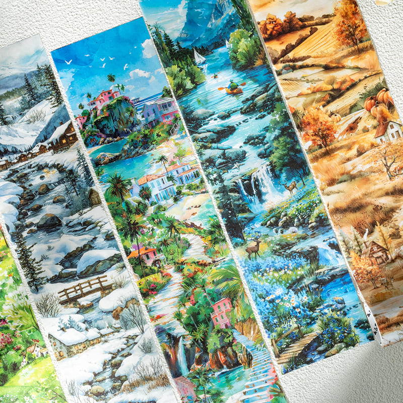 Four Seasons Series Large Washi Tape