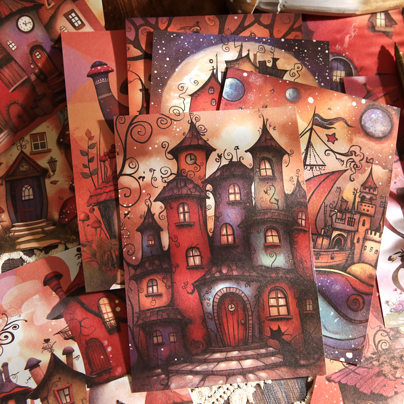 Fairy Tale Theme Scrapbook Paper