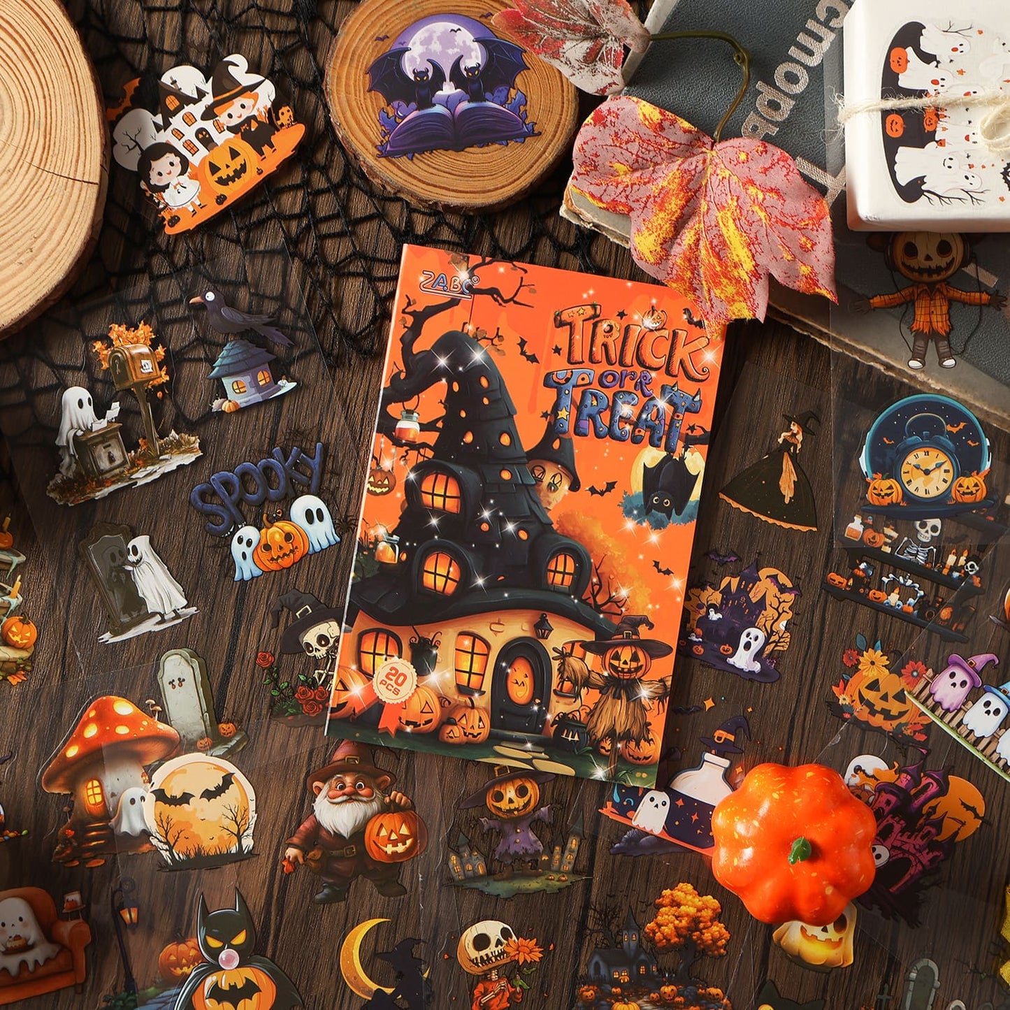 Die-cut Halloween Sticker Book