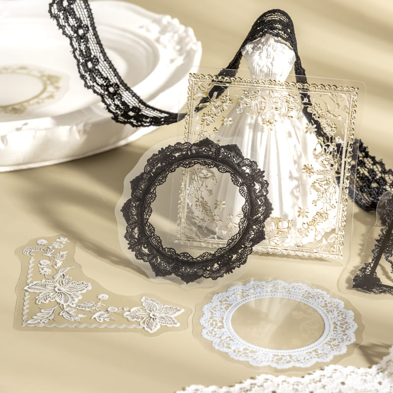 Lace Theme Stickers
