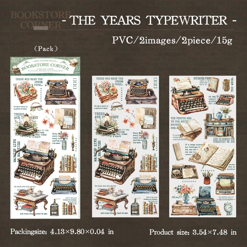 Bookstore Series Transfer Stickers