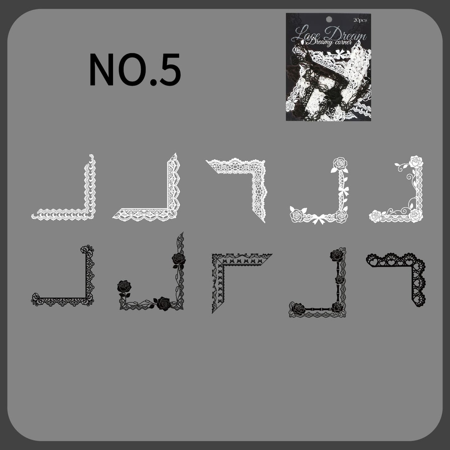 Lace Theme Sticker Pack
