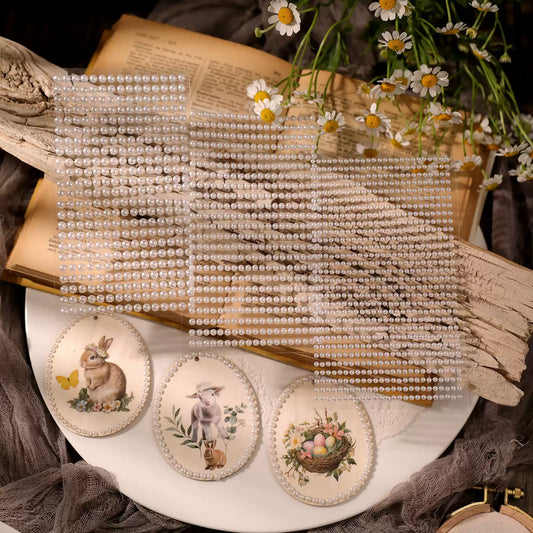 DIY Scrapbook Decorative Pearl Stickers
