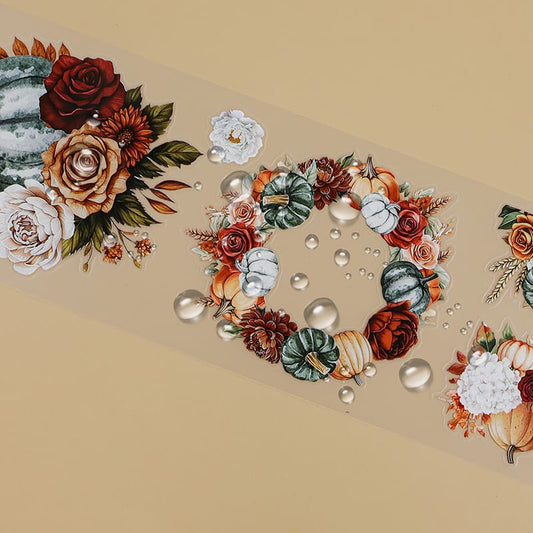 4PCS Autumn Series PET/Washi Tape-1