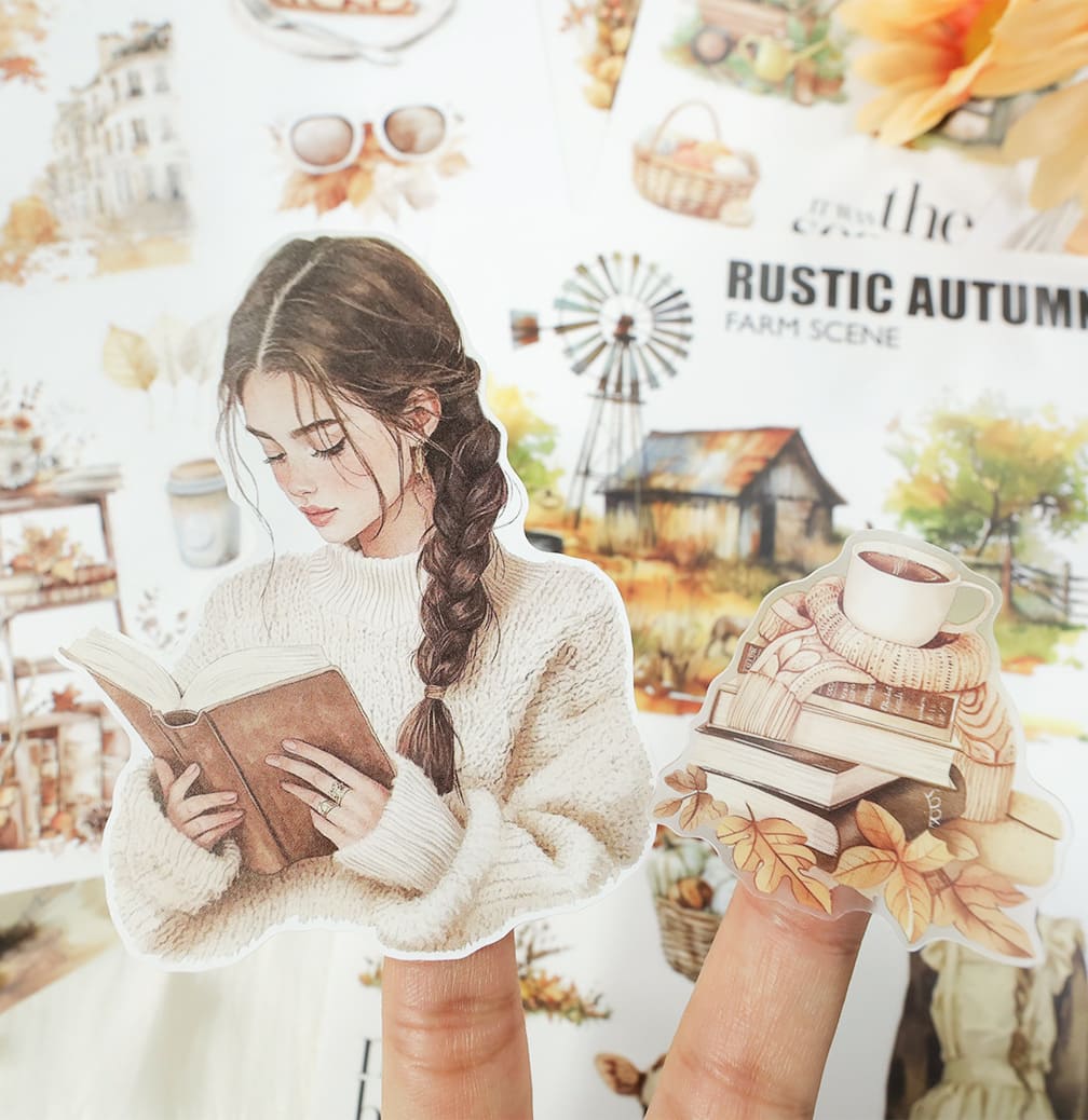 Autumn-Themed Sticker Book