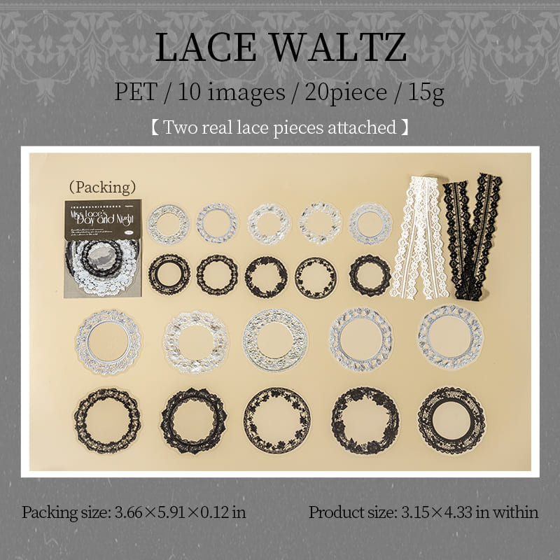 Lace Theme Stickers
