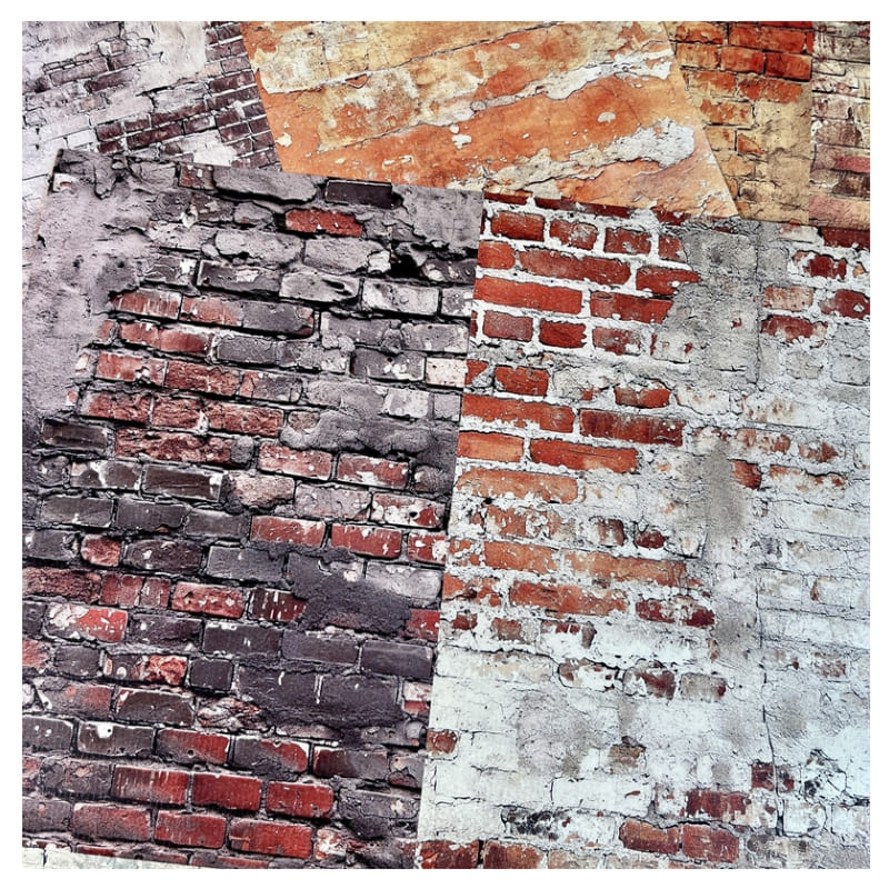 Mottled Brick Wall Scrapbook Paper