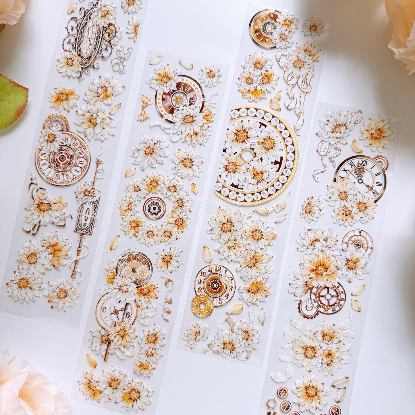 6Cm*5m Daisy PET/Washi Tape