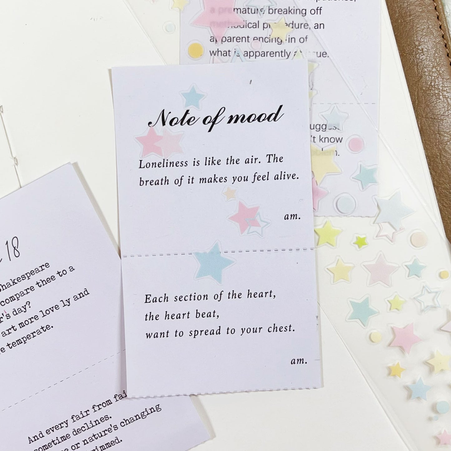 Star Parade Die-Cut PET Tape (One Cycle)