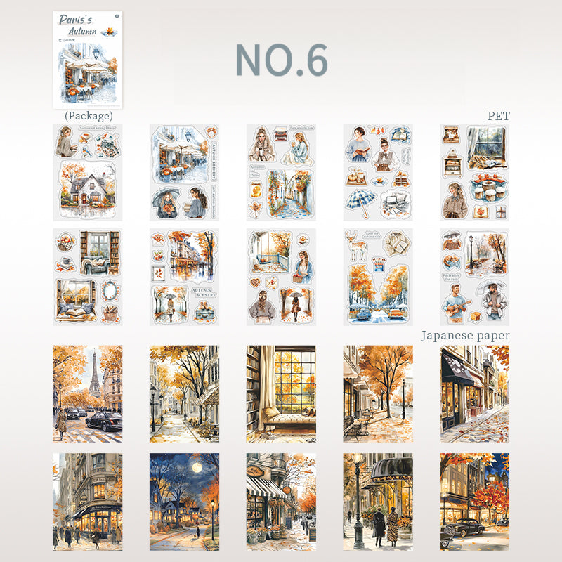 Autumn in Paris Sticker Book