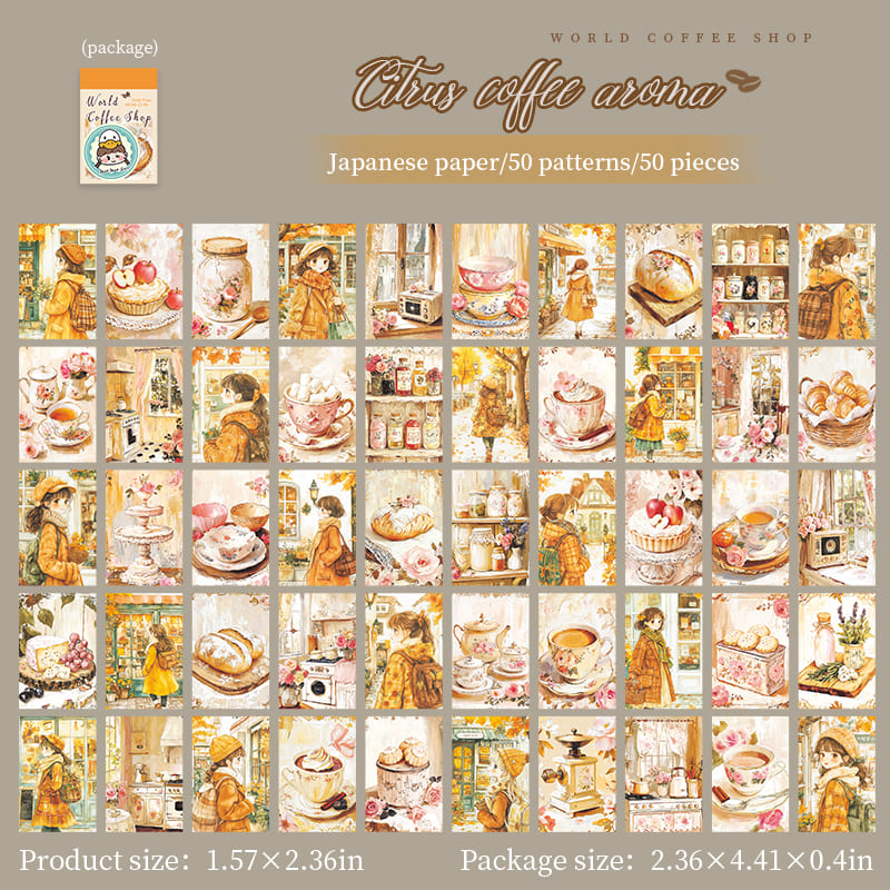 Coffee Shop Series Stickers