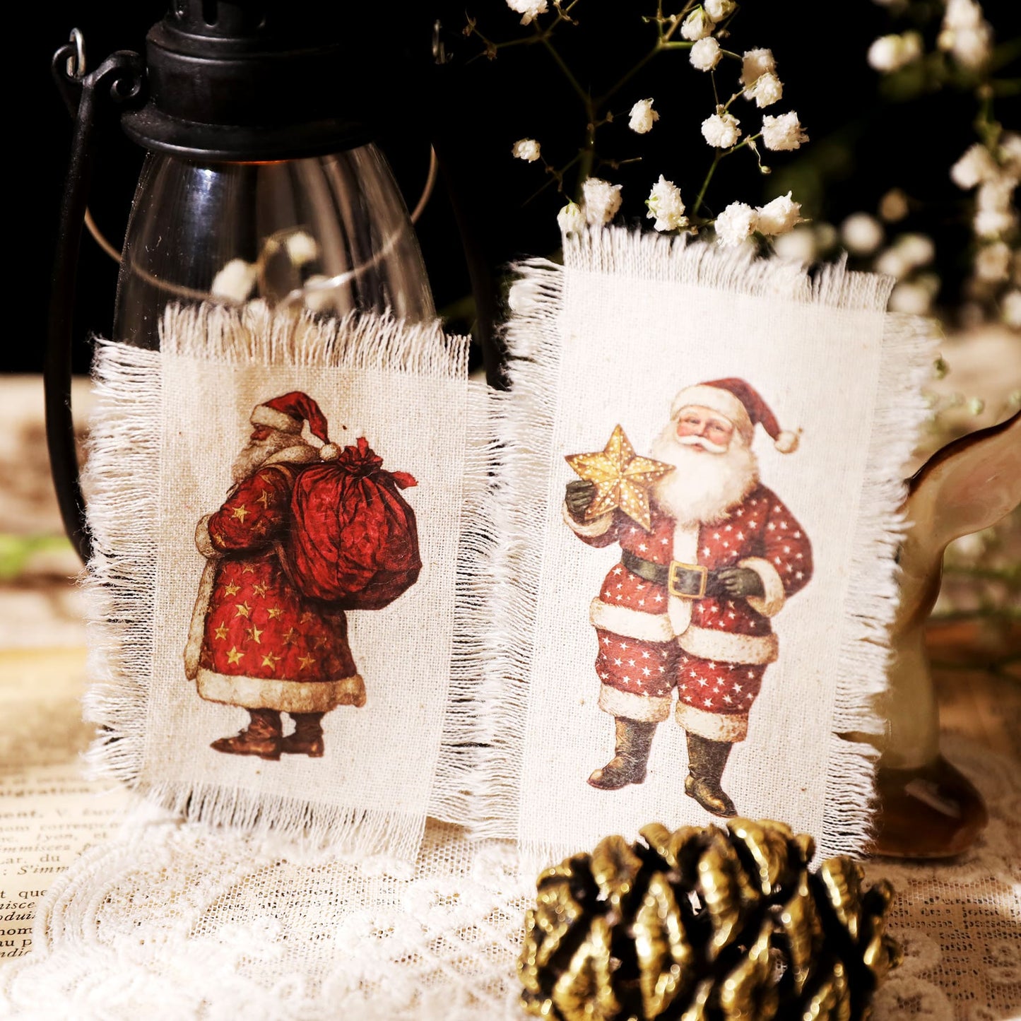 3PCS Christmas Transfer Stickers