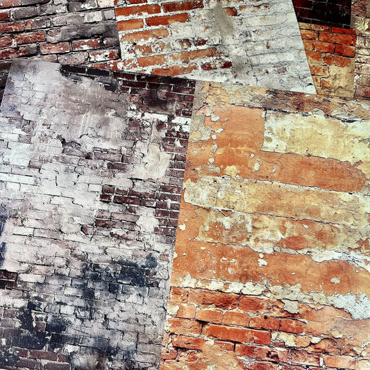 Mottled Brick Wall Scrapbook Paper