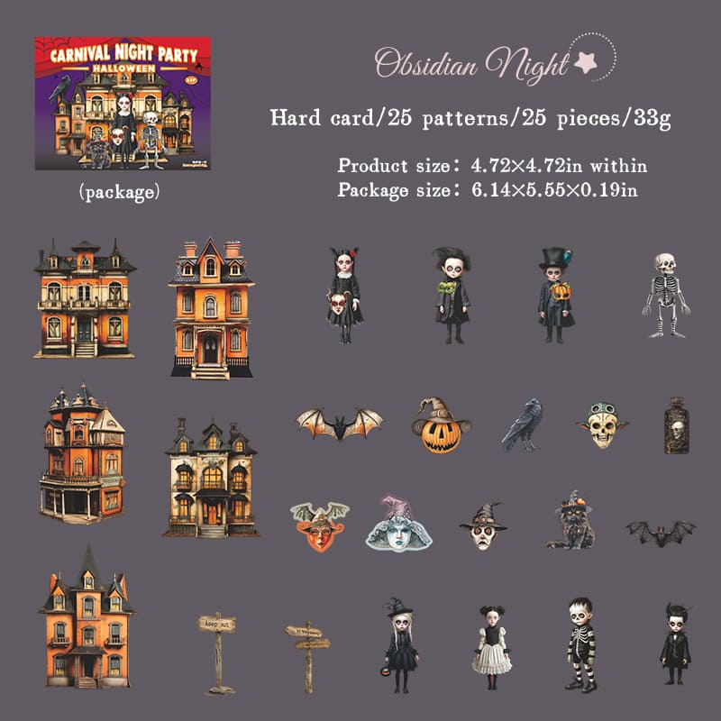 Halloween-Themed Scrapbook Card