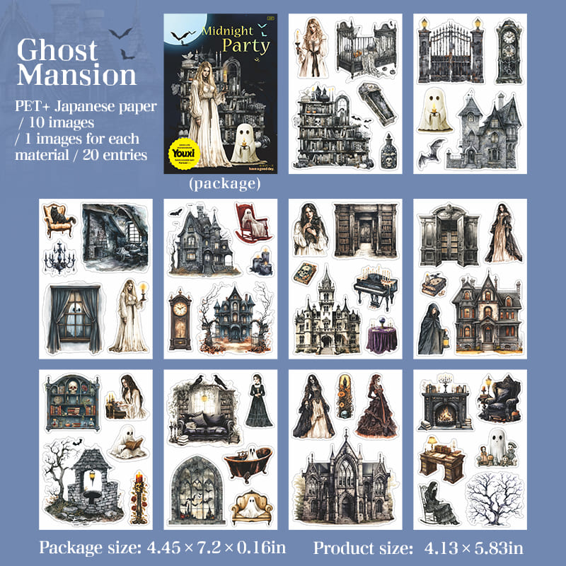 Midnight Party-Themed Sticker Book