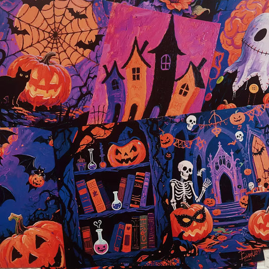 Halloween-Themed Journaling Paper