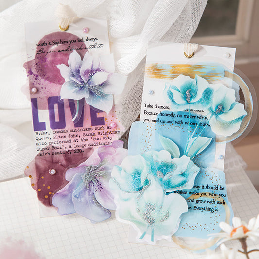 Watercolor Bleed PET Sticker