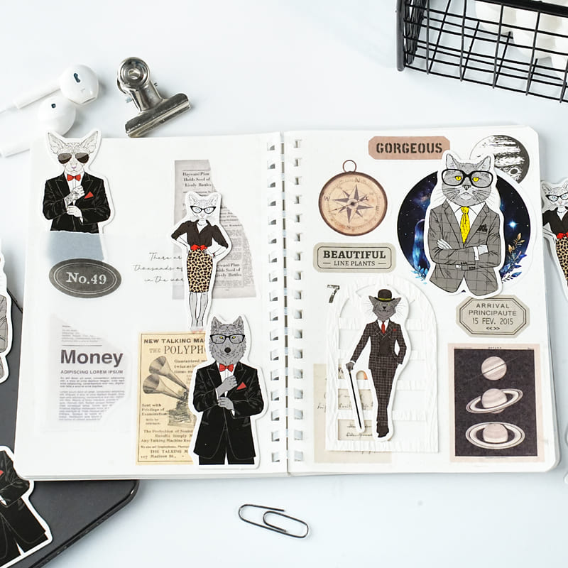 Anthropomorphic Animal Stickers