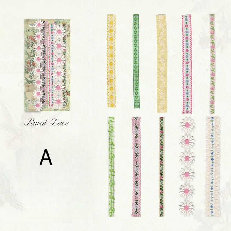 Long strip hard card stickers