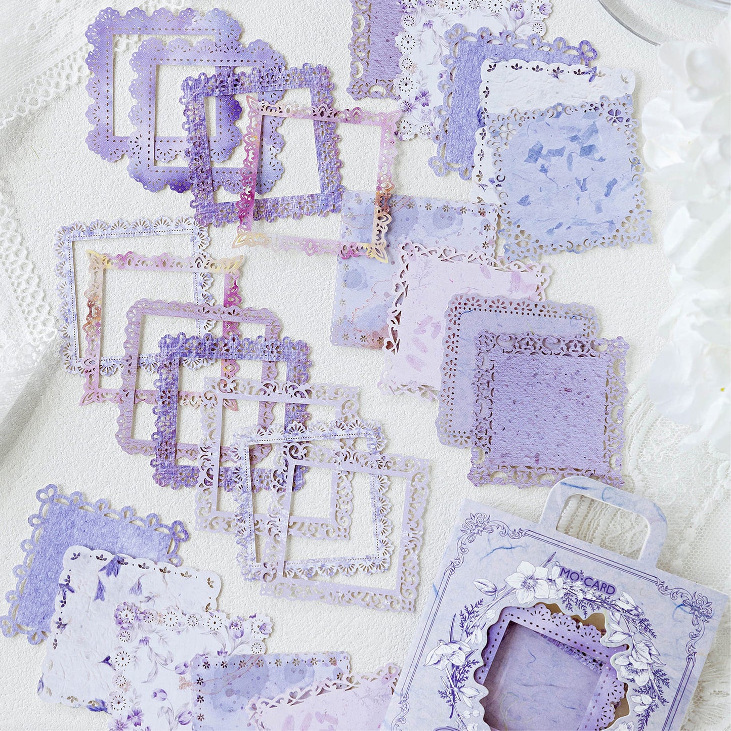 Lace Series Hollow Frame Material Pack