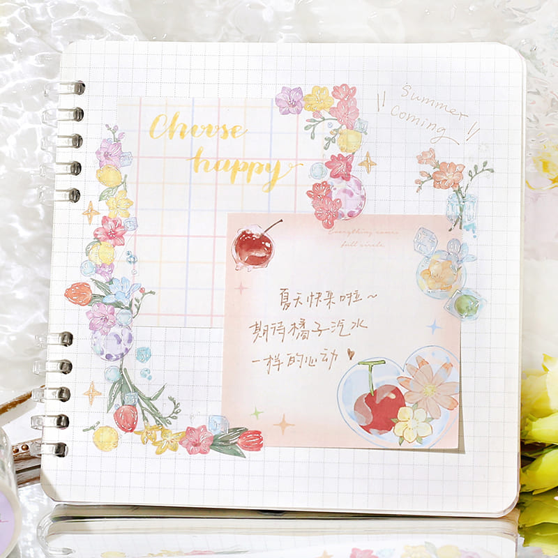 Summer Floral Theme Tape