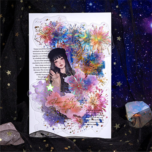 Watercolor Holographic Stickers