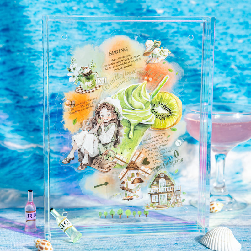 Summer Girl Stickers