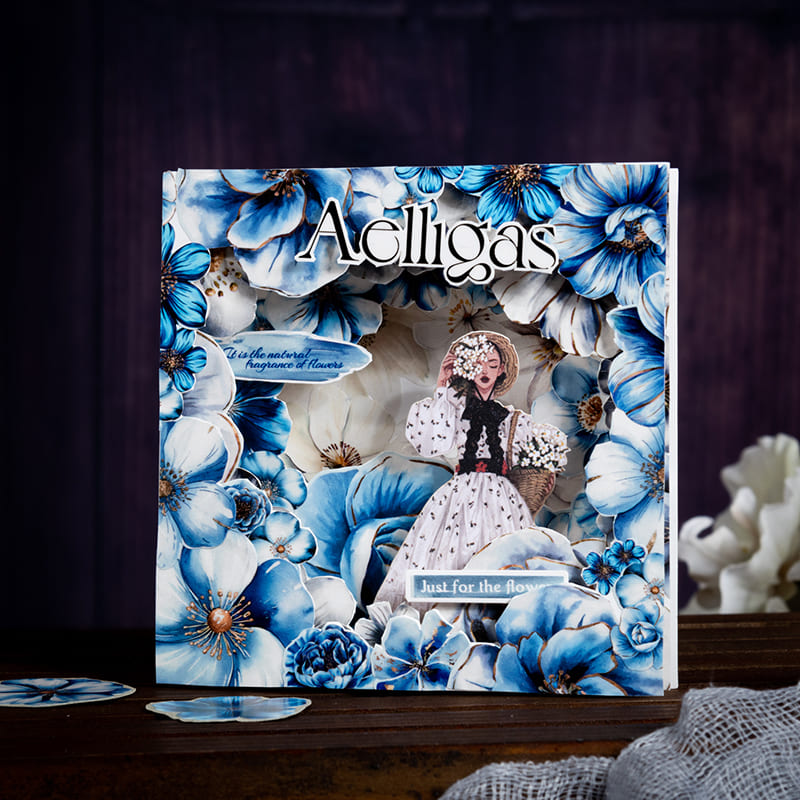 Flower Die-Cut Decorative PET Tape