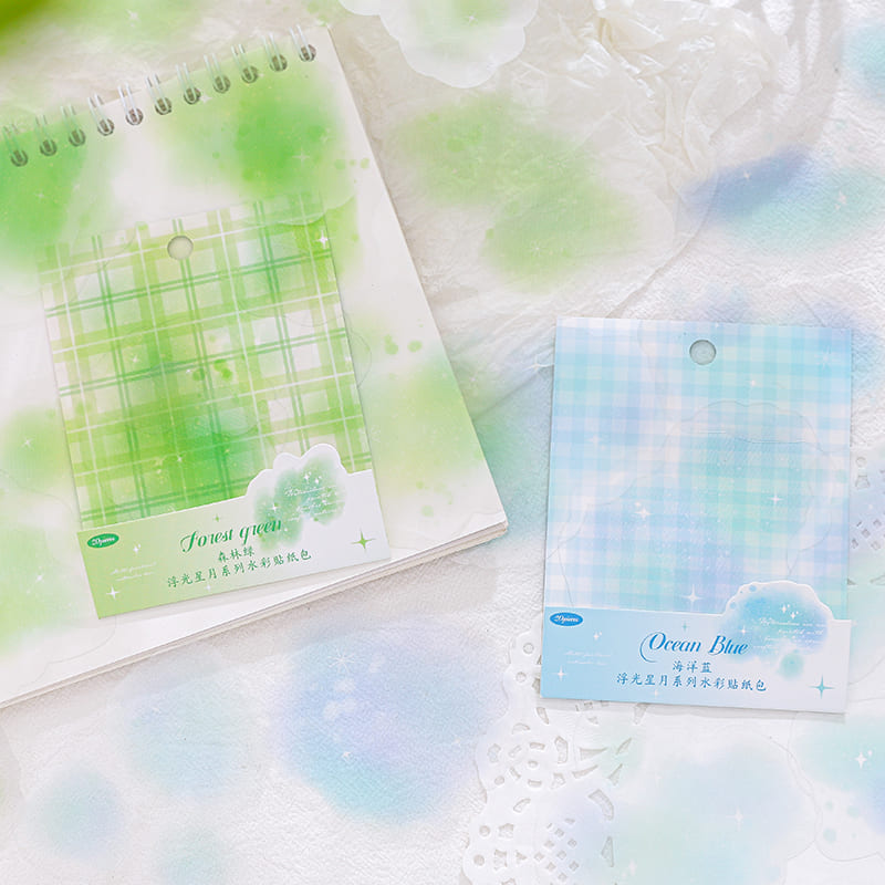 Watercolor Decorative Base Stickers