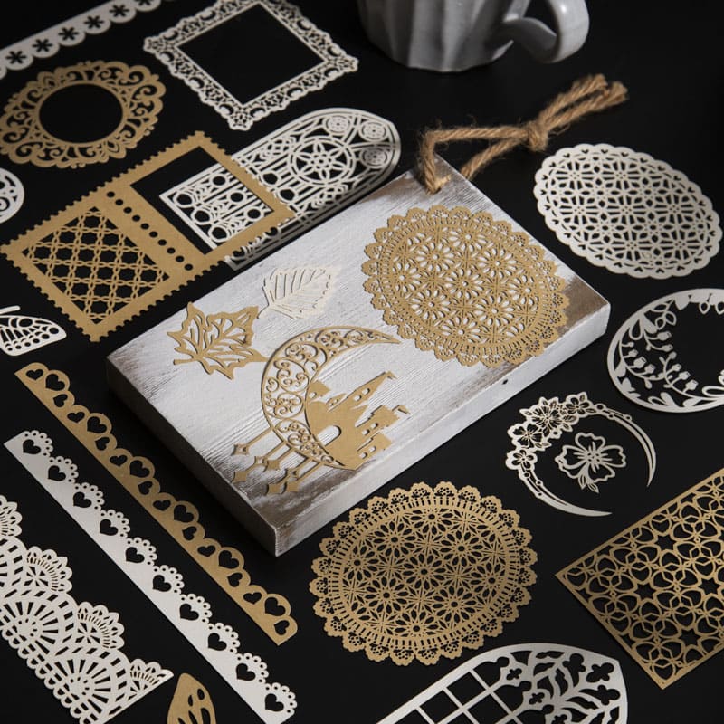 Lace Set Scrapbook Paper