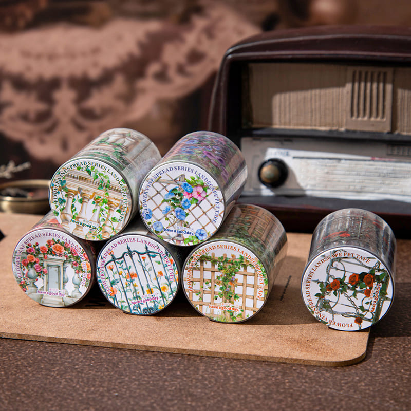 Flower Vine Decorative PET Tape