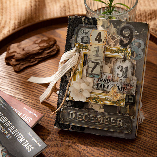 Vintage Label Sticker Book