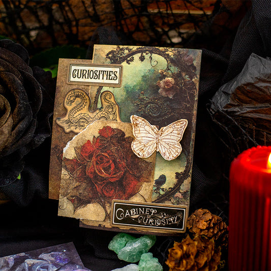 50PCS The Witches' Garden Scrapbook Paper