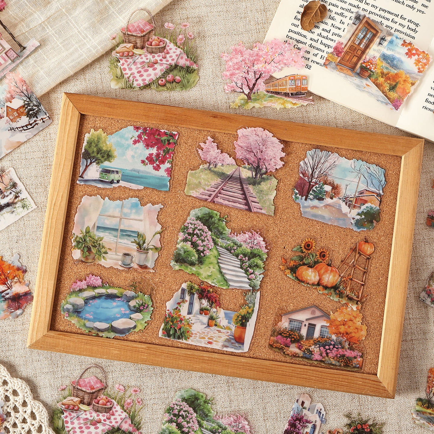 Scenery Theme Stickers