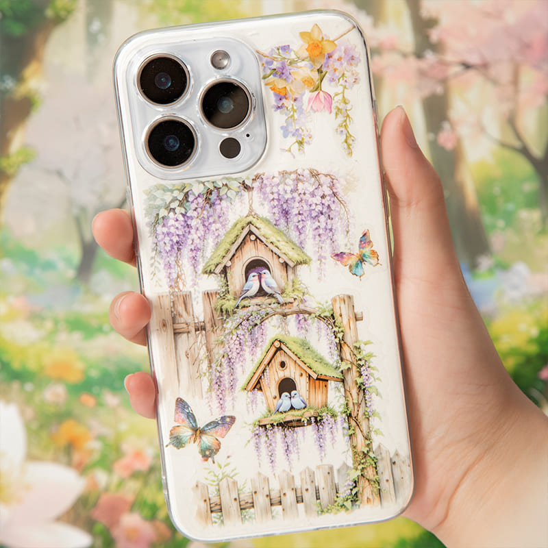 Bird Nest Scenery Stickers