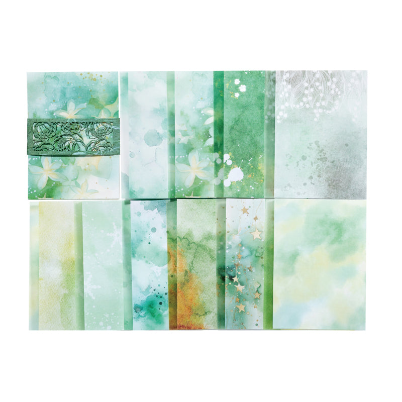 Colorful Bleeding Series Scrapbook Paper