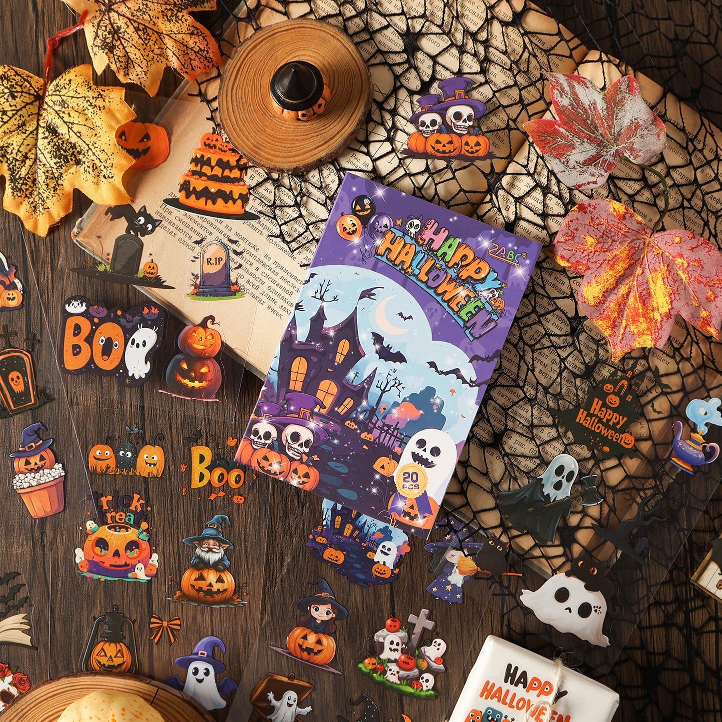 Die-cut Halloween Sticker Book