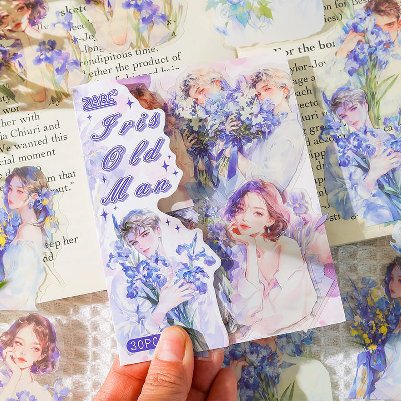 Flower And Character Sticker Pack