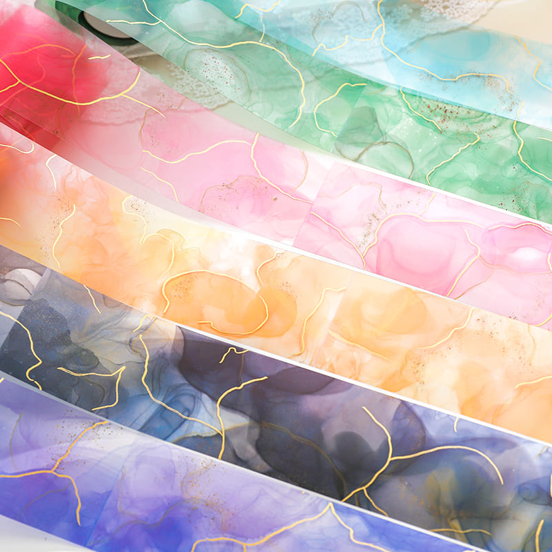 Watercolor Wash PET Tape Collection