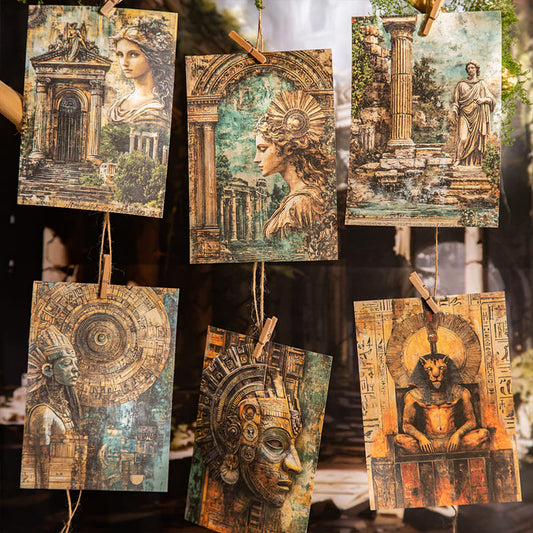 Explorer-Themed Scrapbook Paper