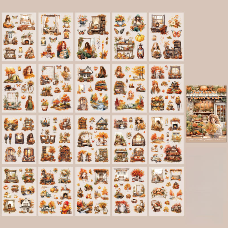 Four Seasons Sticker Book