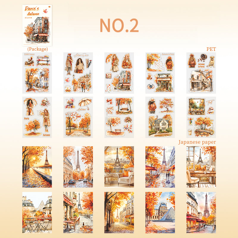 Autumn in Paris Sticker Book