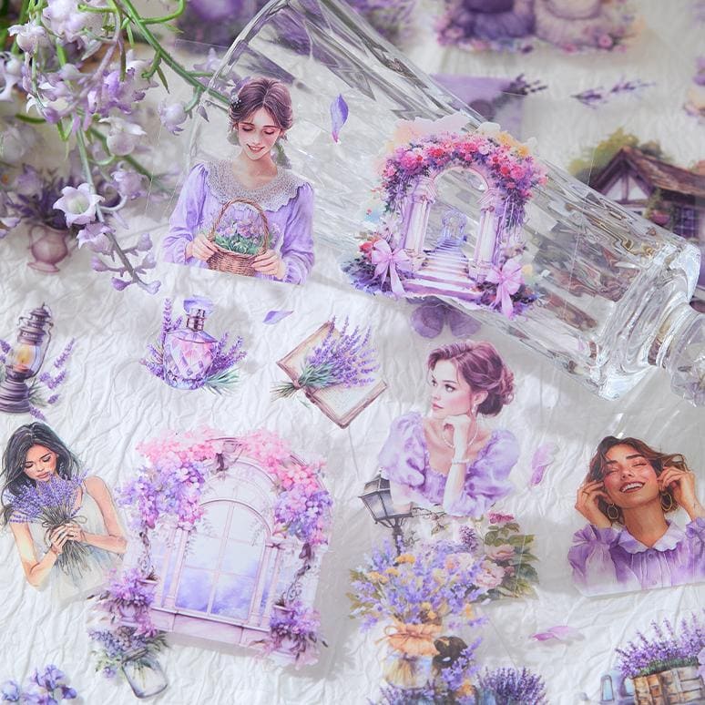 Vintage Girl Character Stickers