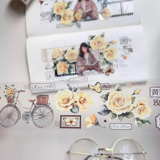 Yellow Rose PET Tape