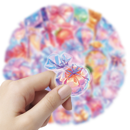 50PCS Rainbow Candies Stickers