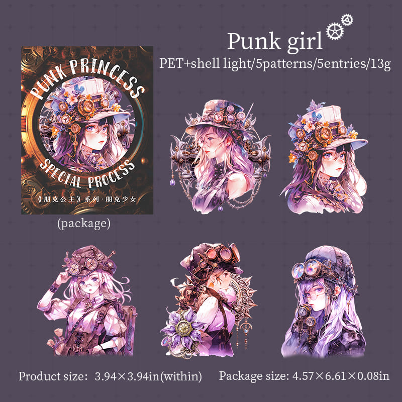 Punk Princess Series Stickers