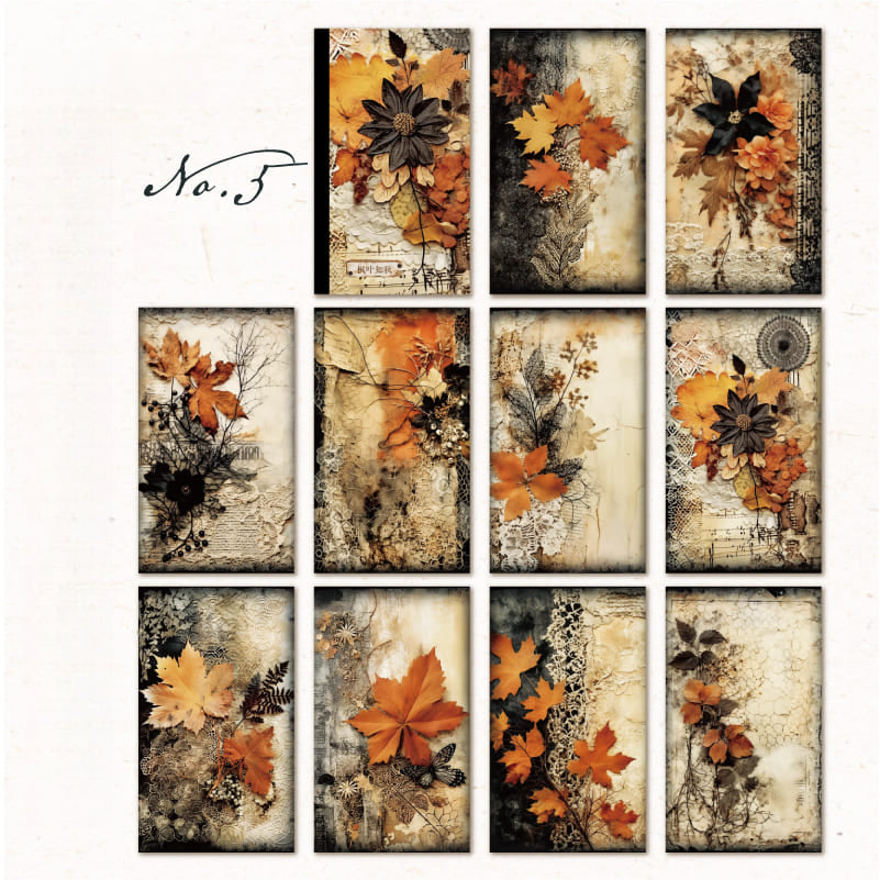 Flower Series Scrapbook Paper